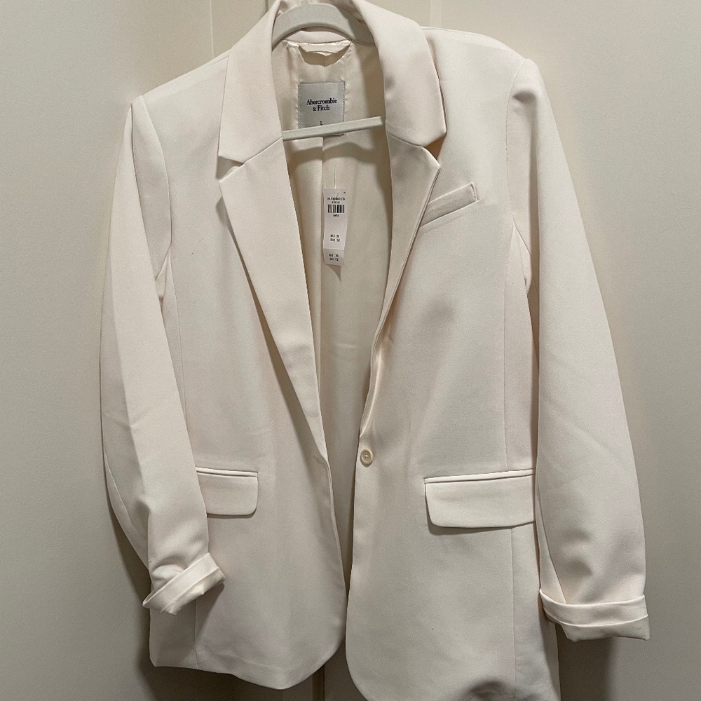 Abercrombie Suiting Blazer - Cream - L